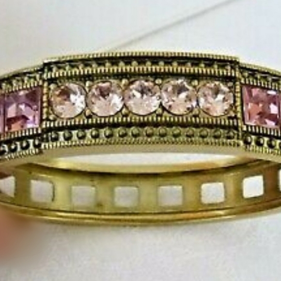 Heidi Daus "Tantalizing" PINK Swarvoski Crystal - Picture 5 of 5